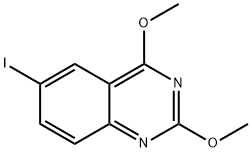6-碘-2,4-二甲氧基-喹唑啉, 830343-15-2, 结构式