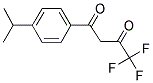 4,4,4-三氟-1-[4-(丙-2-基)苯基]丁-1,3-二酮, 832738-17-7, 结构式