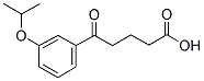 5-(3-异丙氧基苯基)-5-氧戊酸, 845790-43-4, 结构式