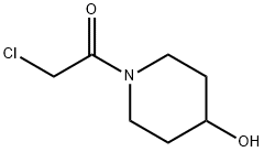 2-氯-1-(4-羟基哌啶-1-基)乙酮, 848438-60-8, 结构式