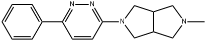 八氢-2-甲基-5-(6-苯基-3-吡嗪)-吡咯并[3,4-C]吡咯, 848591-89-9, 结构式