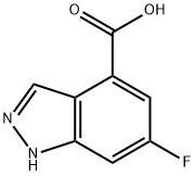 6-氟-1H-吲唑-4-羧酸, 848678-59-1, 结构式