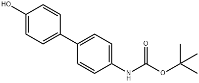 4-(4-BOC-氨基苯基)苯酚, 848853-75-8, 结构式