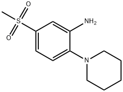 5-(甲基磺?；?-2-(哌啶-1-基)苯胺, 849035-90-1, 結(jié)構(gòu)式