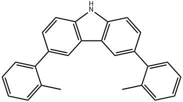 3,6-双(2-甲基苯基)-9H-咔唑, 850264-86-7, 结构式