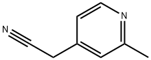 2-(2-甲基吡啶-4-基)乙腈, 851262-33-4, 结构式