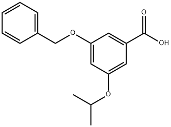 3-苄氧基-5-异丙氧基苯甲酸, 852520-53-7, 结构式