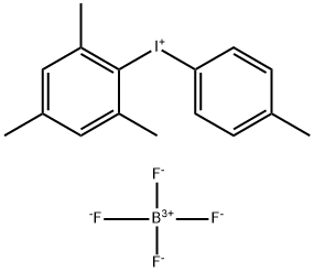 均三甲苯基(对甲苯基)碘鎓 四氟硼酸盐, 855516-31-3, 结构式