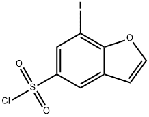 7-碘苯并呋喃-5-磺酰氯, 856678-58-5, 结构式
