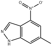 6-甲基-4-硝基吲唑, 857773-68-3, 结构式