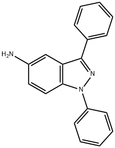 1,3-二苯基-1H-吲唑-5-胺, 857800-70-5, 结构式