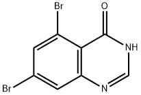 5,7-二溴喹唑啉-4(3H)-酮, 860192-99-0, 结构式