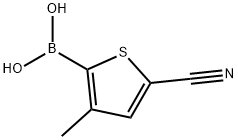 5-CYANO-3-METHYLTHIOPHENE-2-BORO<i></i>NIC ACID, 860617-72-7, 结构式