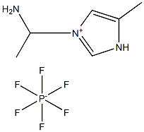 1-胺乙基-3-甲基咪唑六氟磷酸盐, 861901-23-7, 结构式