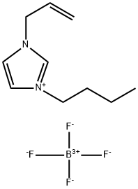 1-烯丙基-3-丁基咪唑四氟硼酸盐, 863498-32-2, 结构式