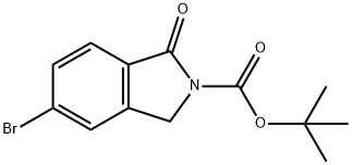 5-溴-1-氧代異吲哚啉-2-甲酸叔丁酯, 864866-80-8, 結(jié)構(gòu)式