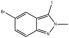 5-溴-3-碘-2-甲基吲唑, 865156-35-0, 结构式