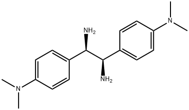(1R,2R)-(+)-1,2-双(4-二甲基氨基苯基)乙二胺四盐酸盐, 866267-84-7, 结构式