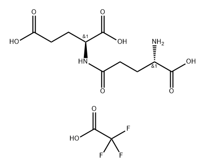 (S)-2-((S)-4-氨基-4-羧基丁酰胺基)戊二酸三氟乙酸鹽, 866556-99-2, 結(jié)構(gòu)式