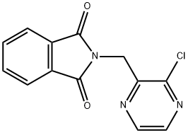 2-((3-氯吡嗪-2-基)甲基)异吲哚啉-1,3-二酮, 867165-55-7, 结构式