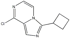 8-氯-3-环丁基咪唑并[1,5-A]吡嗪, 867166-09-4, 结构式