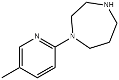 1-(5-甲基吡啶-2-基)-1,4-二氮杂, 868065-45-6, 结构式