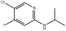5-氯-4-碘-N-异丙基吡啶-2-胺, 869886-87-3, 结构式