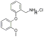 (2-(2-甲氧基苯氧基)苯基)甲胺盐酸盐, 870061-70-4, 结构式