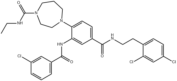 CXCR3 ANTAGO<i></i>NIST 6C, 870998-13-3, 結(jié)構(gòu)式