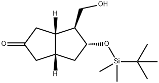 5-[[(1,1-二甲基乙基)二甲基硅基]氧] 六氫-4-羥甲基)-(3AS,4S,5R,6AR)-2(1H)-戊酮, 871095-04-4, 結(jié)構(gòu)式