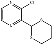 2-氯-3-(1,3-二噻烷-2-基)吡嗪, 874114-28-0, 结构式