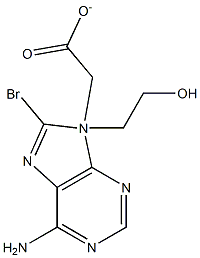 2-(6-氨基-8-溴-9H-嘌呤-9-基)乙基乙酸酯, 874903-79-4, 结构式