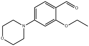 2-乙氧基-4-(4-吗啉基)苯甲醛, 879047-50-4, 结构式