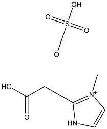 1-羧甲基-3-甲基咪唑硫酸氢盐, 879270-11-8, 结构式