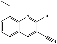 2-氯-3-氰基-8-乙基喹啉, 880105-72-6, 结构式