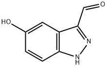 5-羟基-3-(1H)吲唑甲醛, 882803-11-4, 结构式