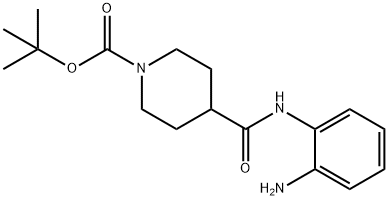 4-(2-氨基苯基氨基甲酰基)哌啶-1-羧酸叔丁酯, 883106-63-6, 结构式