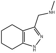 N-甲基-1-(4,5,6,7-四氢-1H-吲唑-3-基)甲胺, 883544-80-7, 结构式