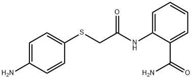 2-(2-((4-氨基苯基)硫代)乙酰氨基)苯甲酰胺, 884798-64-5, 结构式