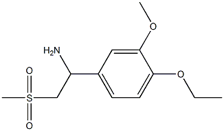 4-乙氧基-3-甲氧基-ALPHA-[(甲基磺?；?甲基]苯甲胺, 885268-06-4, 結(jié)構(gòu)式