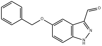 5-(苄氧基)-3-醛基吲唑, 885271-28-3, 结构式