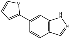 6-(呋喃-2-基)-1氢-吲唑, 885271-95-4, 结构式