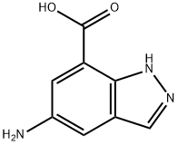 5-氨基-7-羧基-1H-吲唑, 885272-13-9, 结构式