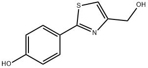 4-(4-(羟甲基)噻唑-2-基)苯酚, 885279-83-4, 结构式