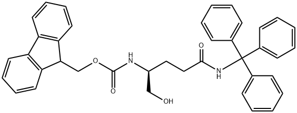 FMOC-GLN(TRT)-OL, 885498-86-2, 结构式