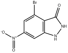 4-溴-6-硝基-1,2-二氢-3H-吲唑-3-酮, 885518-63-8, 结构式