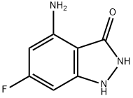 4-氨基-6-氟-1,2-二氢-3H-吲唑-3-酮, 885520-21-8, 结构式