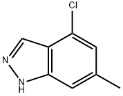 4-氯-6-甲基-(1H)吲唑, 885521-74-4, 结构式