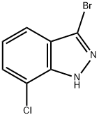 3-溴-7-氯-1H-吲唑, 885521-96-0, 结构式