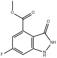 6-氟-3-氧代-3,3A-二氢-2H-吲唑-4-羧酸甲酯, 885522-84-9, 结构式